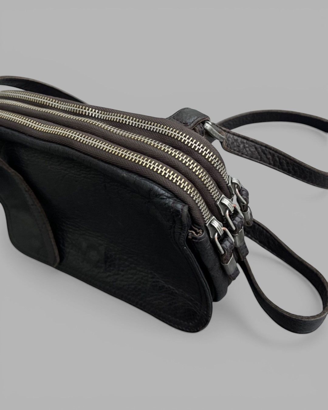 LIEBESKIND BERLIN Vintage L.BERLIN Margiela Style Multi Zipped Crossbody Bag Size ONE SIZE - 2 Thumbnail