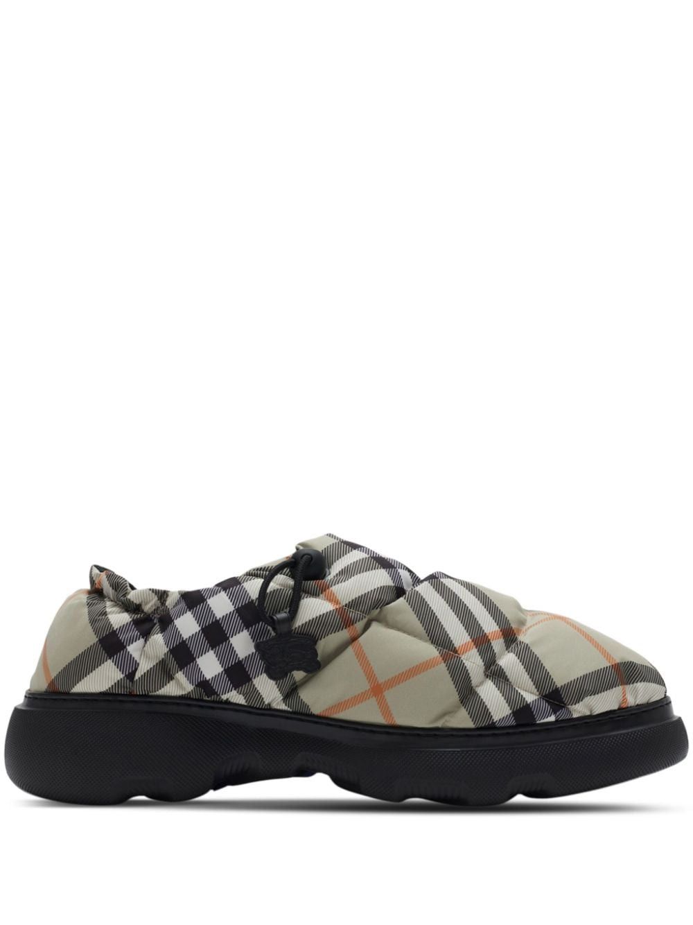 NEW Burberry Northhaven Check Quilted Slippers Men’s Size 43 US Size 10 Burberry Northaven check men main image 4