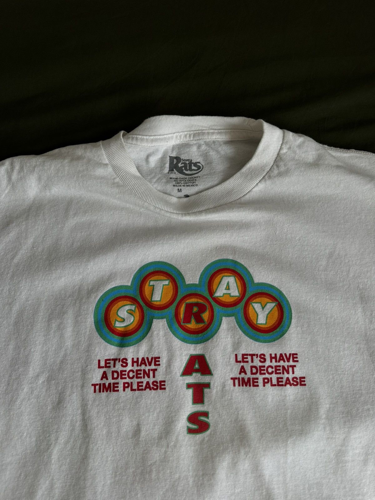 Stray Rats Stray Rats ‘Let’s Have a Decent Time’ Tee Size US M / EU 48-50 / 2 - 2 Thumbnail