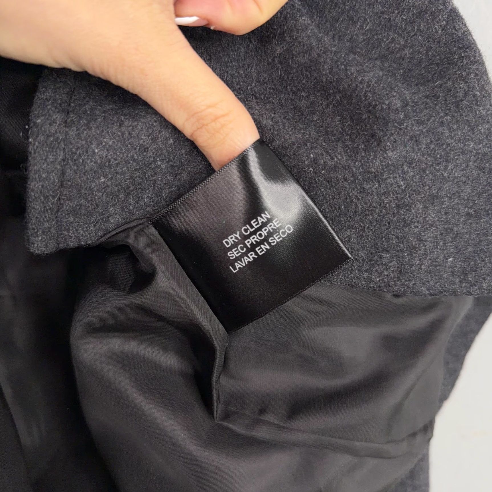 Michael Kors Michael Kors Coat Pea Coat Womens Small Gray Wool Blend Double Breasted Jacket Size S / US 4 / IT 40 - 6 Thumbnail