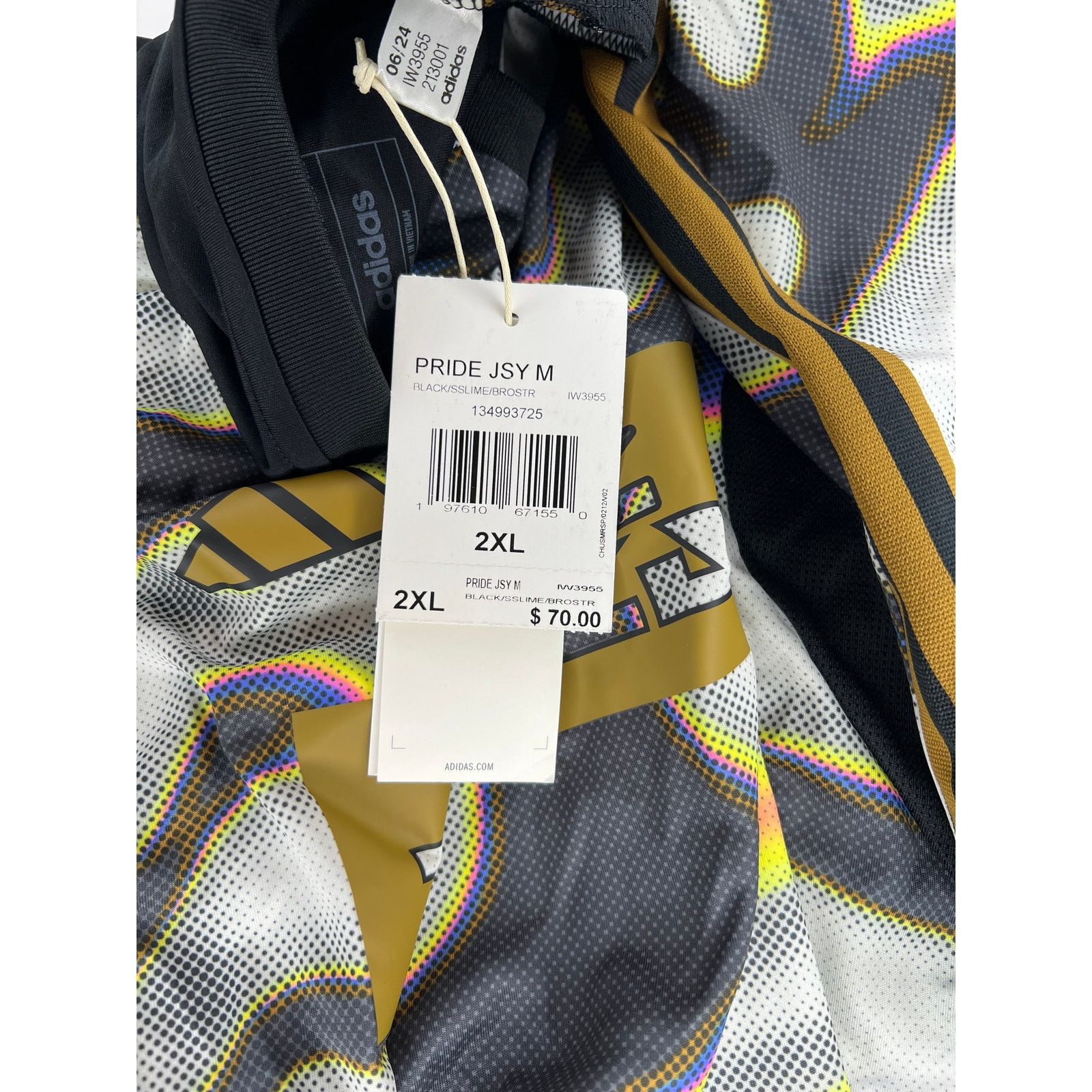 Adidas Adidas Tiro LOVE UNITES Soccer Jersey Black Gold Camo Size US XXL / EU 58 / 5 - 6 Thumbnail