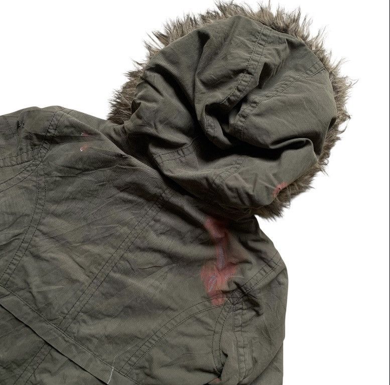 Abercrombie & Fitch 🔥 Thrashed 🔥 Abercrombie and fitch removeable fur jacket Size US S / EU 44-46 / 1 - 11 Thumbnail