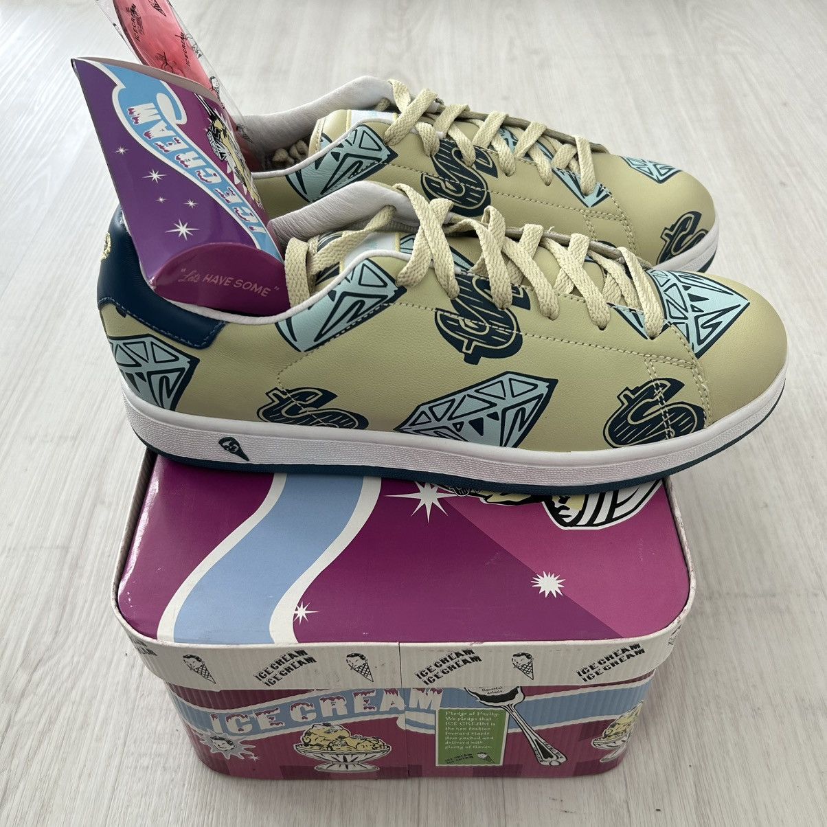 Billionaire Boys Club × Icecream × Reebok VERY RARE OG REEBOK X BBC/ICE CREAM BOUTIQUE SNEAKER Size US 8.5 / EU 41-42 - 3 Thumbnail
