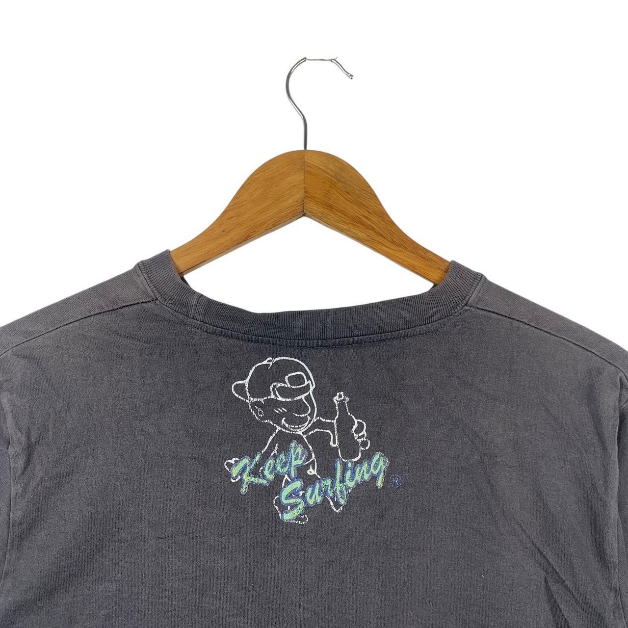 Vintage Vintage KEEP SURFING DRUNK Natural Sun Faded Tee Shirt Size US M / EU 48-50 / 2 - 7 Thumbnail