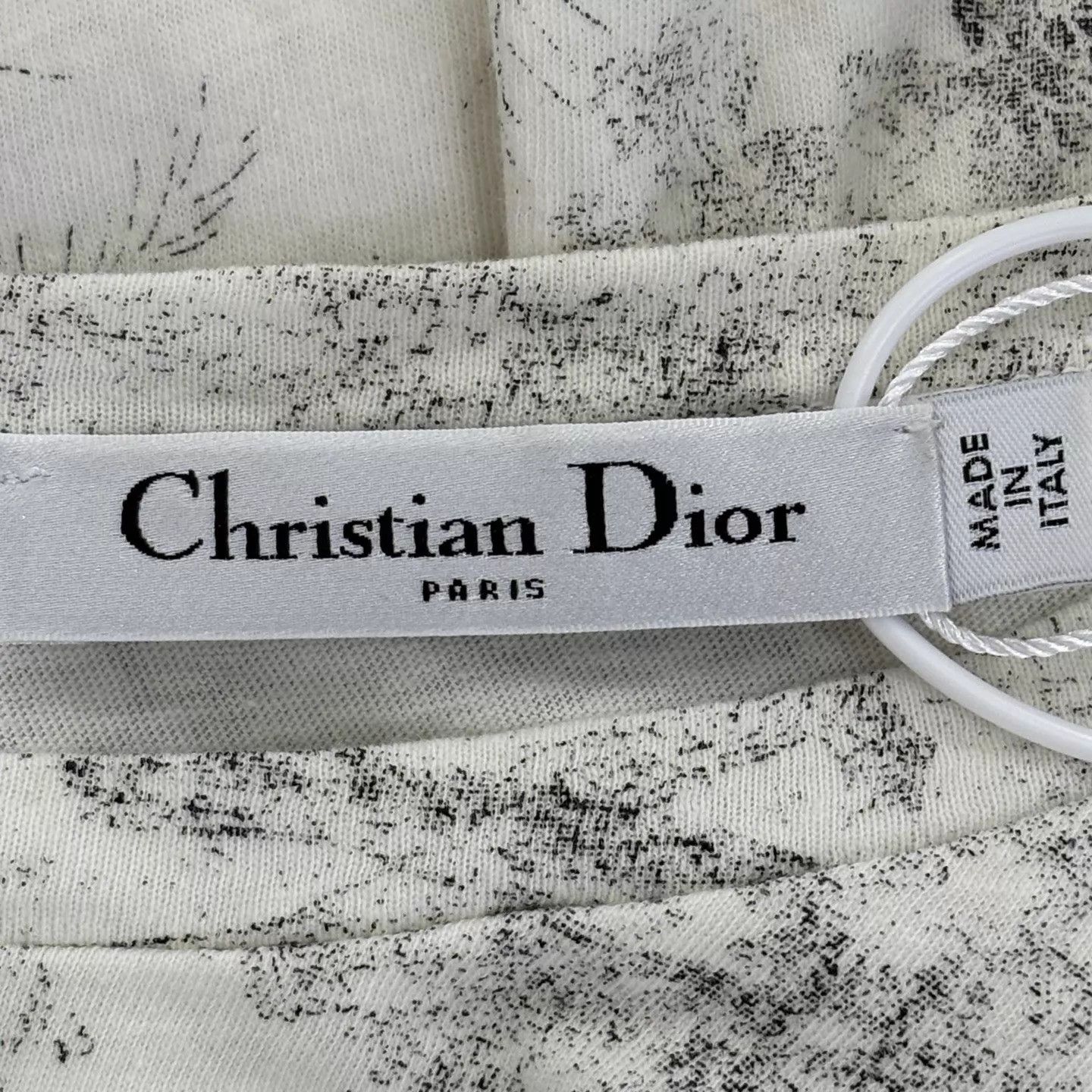 Dior Dior White Zoo Print Letter S/S Tee S Size S / US 4 / IT 40 - 3 Thumbnail