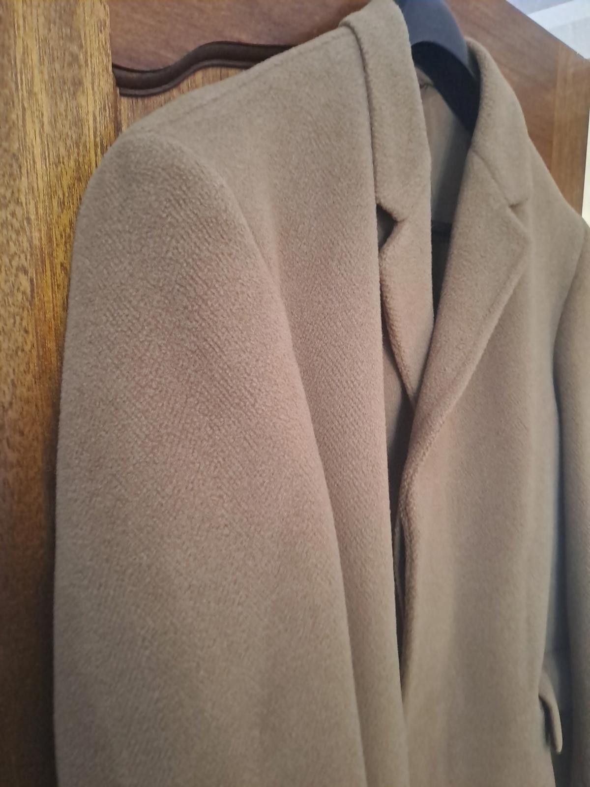 Crombie Vintage 1960s Crombie Burtons Camel Overcoat Size 42 Wool Size US L / EU 52-54 / 3 - 3 Thumbnail