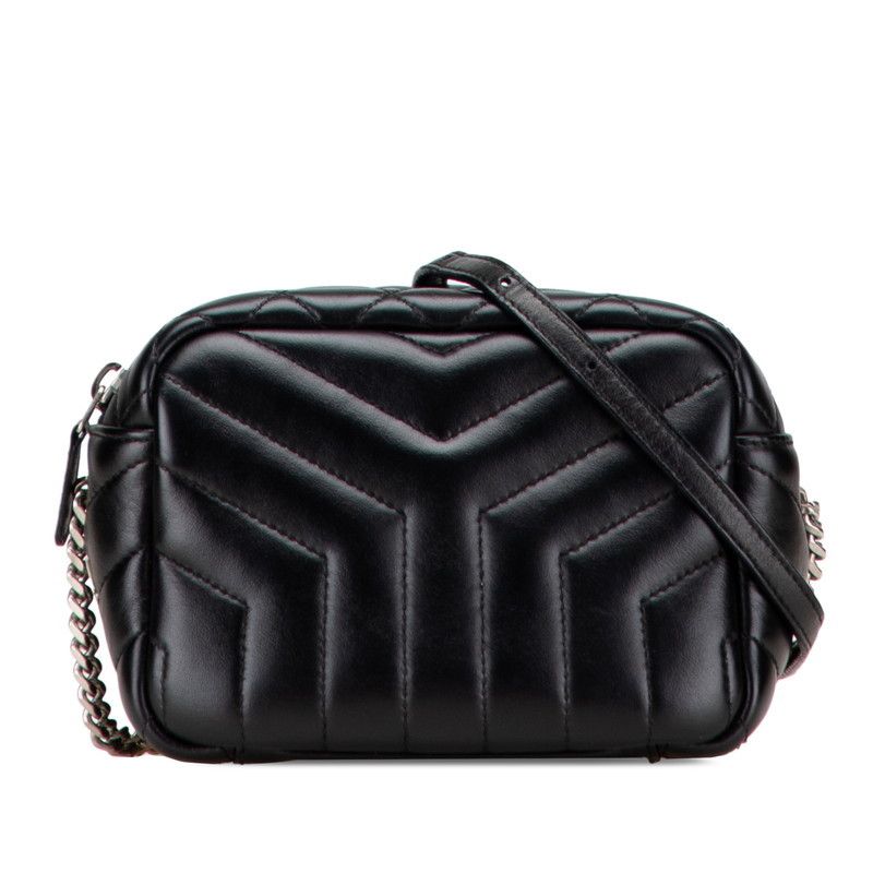 Yves Saint Laurent Yves Saint Laurent Saint Laurent Loulou Bowling Leather Shoulder Bag Leather Shoulder Bag 457588 Size ONE SIZE - 1 Thumbnail