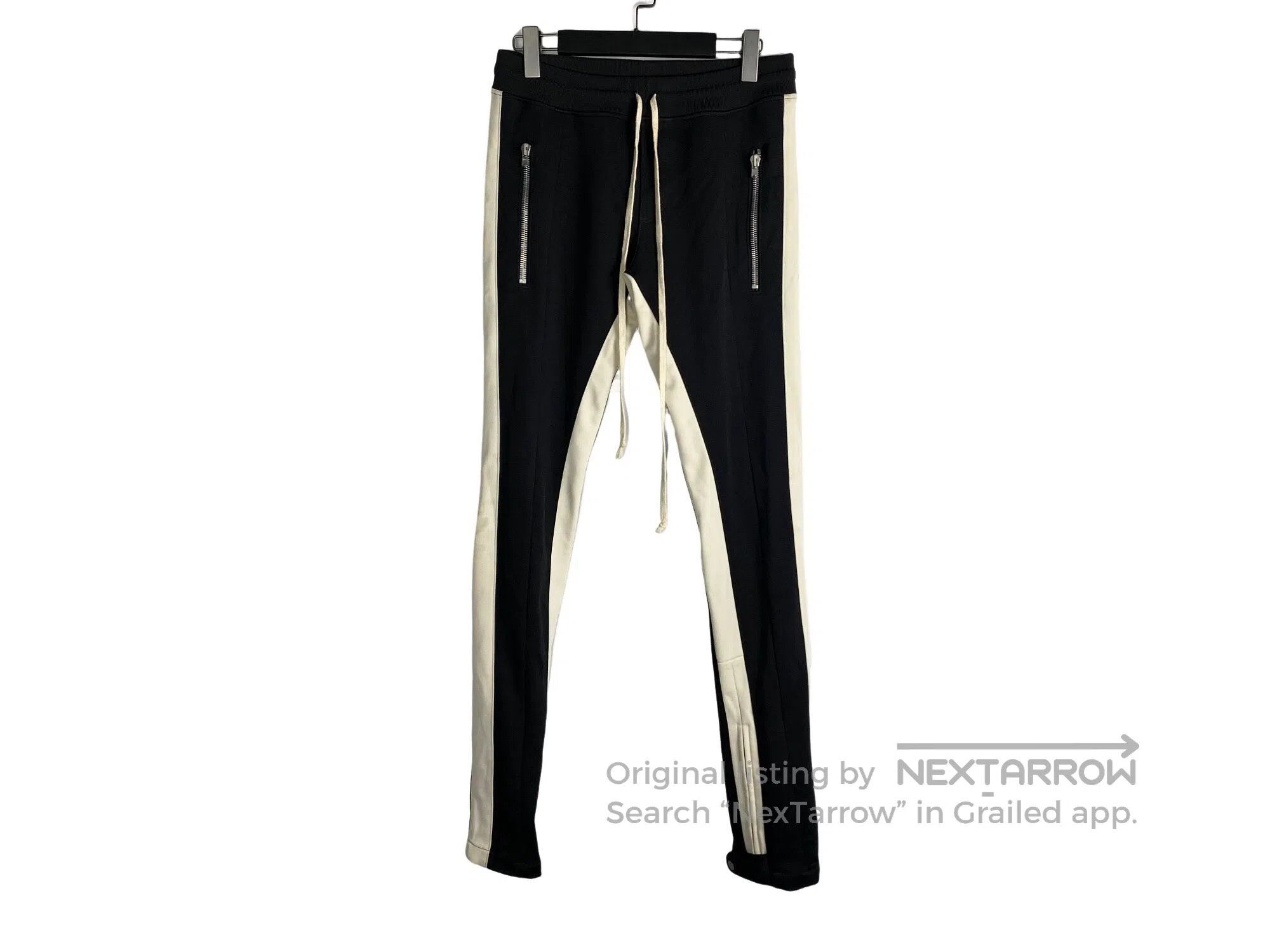 Fear of God FEAR OF GOD size S Buckle Black and White Sport Pants Size US 27 - 1 Thumbnail