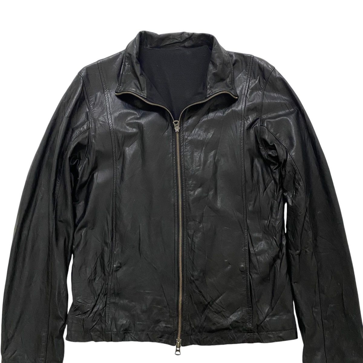 Japanese Brand ☀️Vintage Shama leather biker zipper jacket size 42 Size US S / EU 44-46 / 1 - 4 Thumbnail