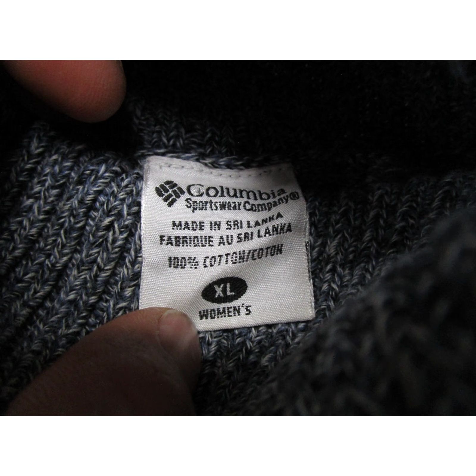 Vintage VINTAGE Columbia Turtleneck Pullover Knit Heavy Sweater Womens XL Blue VTG Y2K Size XL / US 12-14 / IT 48-50 - 2 Thumbnail