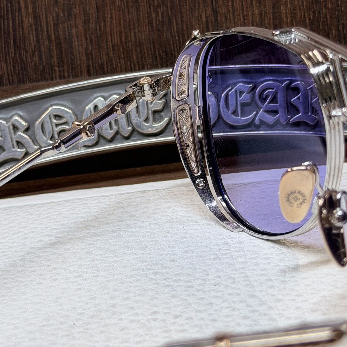 Chrome Hearts Chrome Hearts BOXEBEN 1/1 Sunglasses Size ONE SIZE - 11 Thumbnail