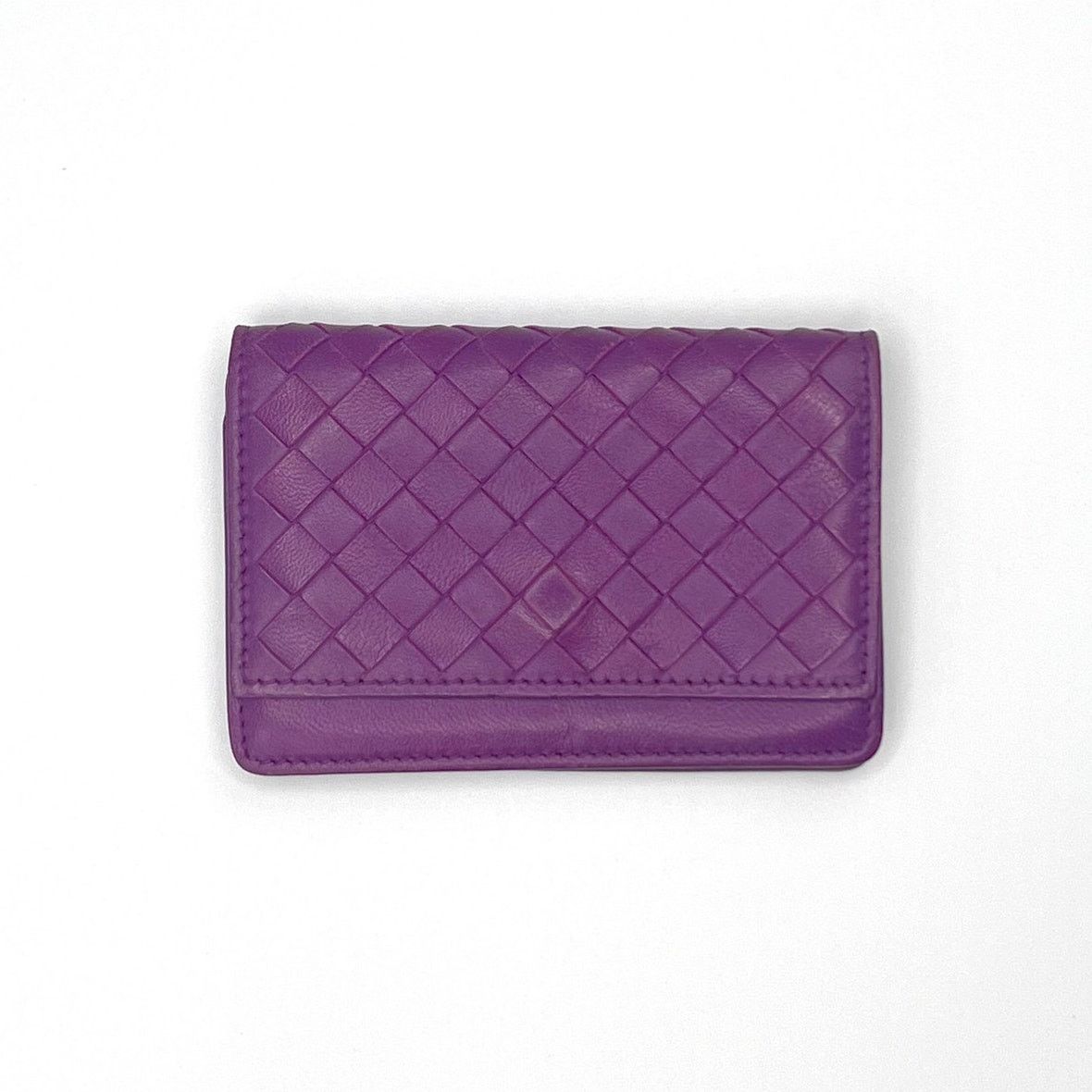 Bottega Veneta Purple Cardholder Accessories