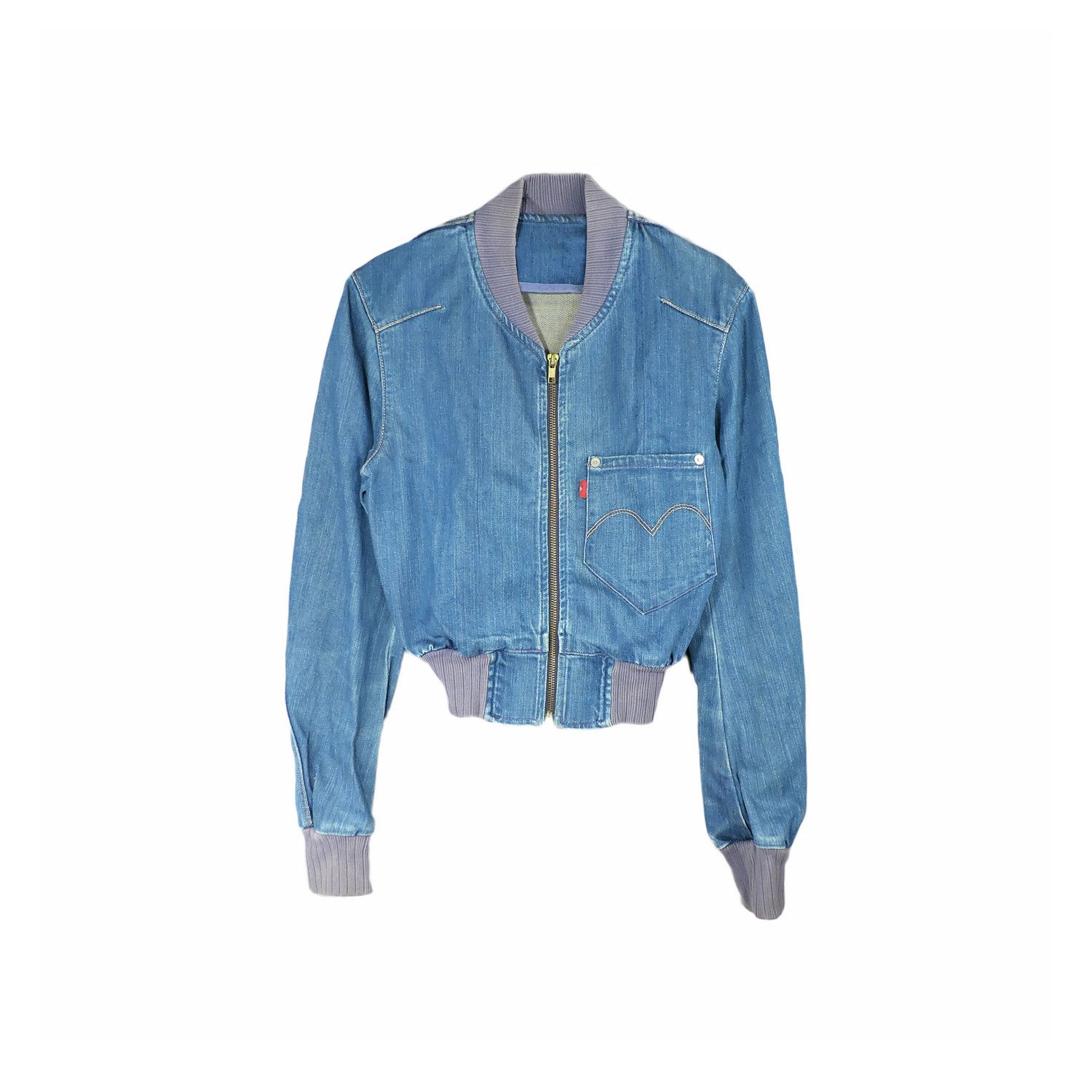 Levi's LEVI'S RED 2001AW ‘RESPONSIBLE-IRRESPONSIBLE’ DENIM JACKET Size XS / US 0-2 / IT 36-38 - 1 Thumbnail