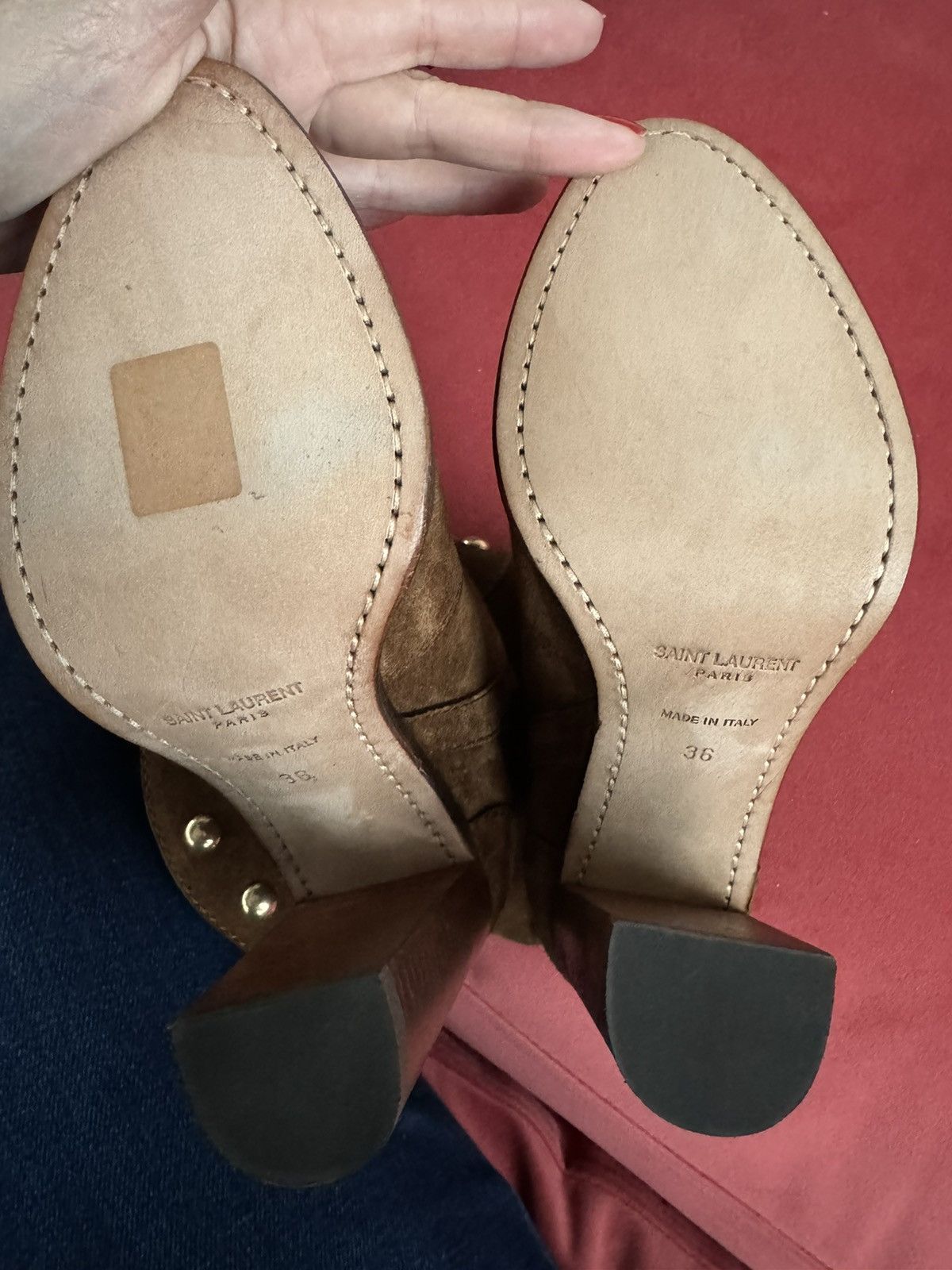 Saint Laurent Paris Saint Laurent Kate brown suede boots, 36 it Size US 6 / IT 36 - 6 Thumbnail
