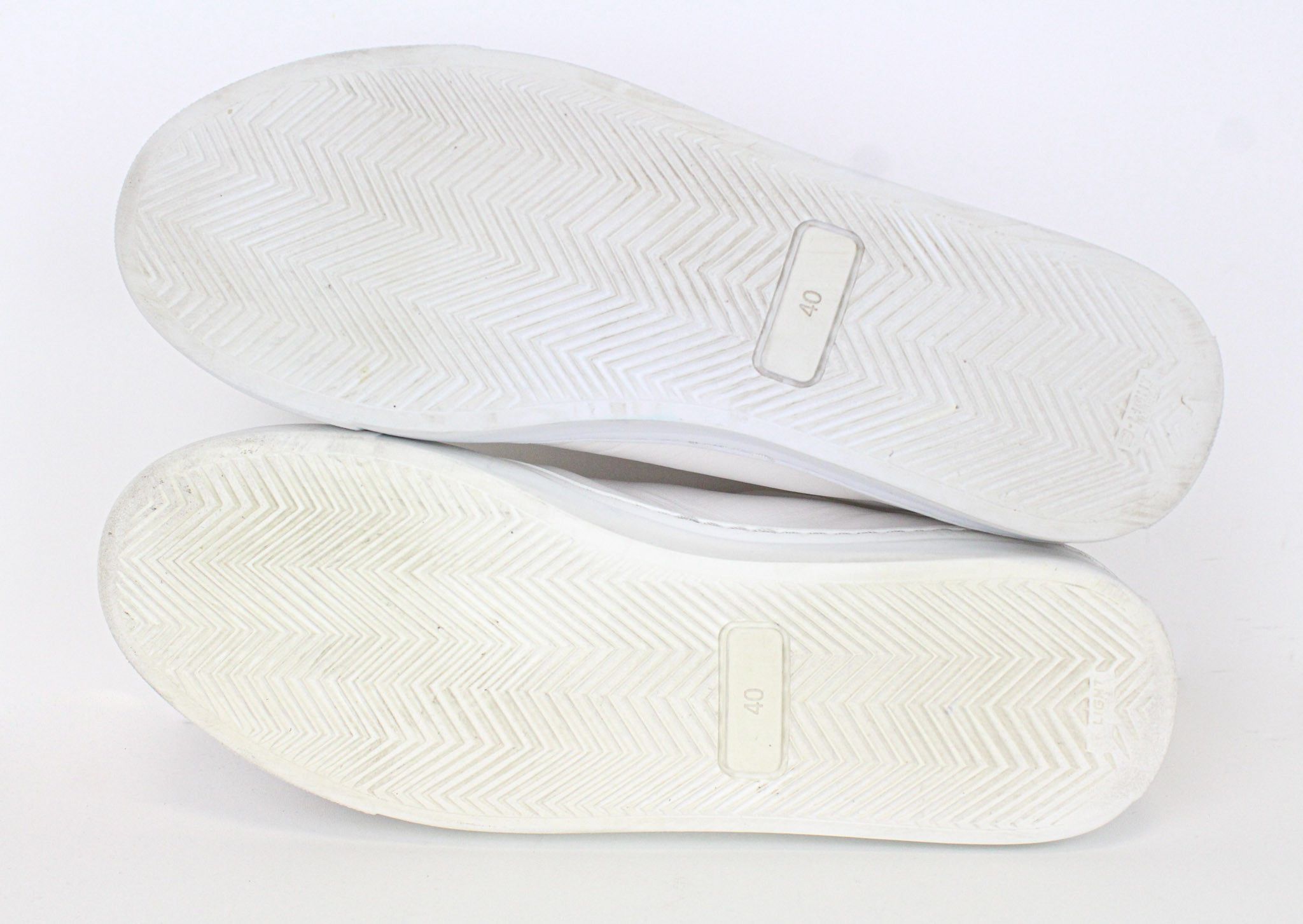 Suitsupply EU40 White Leather Low-Top Sneakers 73723 Size US 7 / EU 40 - 8 Thumbnail
