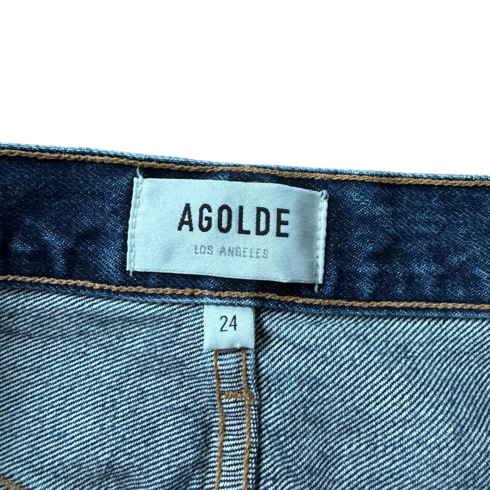 Agolde AGOLDE 90s High Rise Loose Fit Jean Psych Wash Size 24" / US 00 / IT 34 - 9 Thumbnail