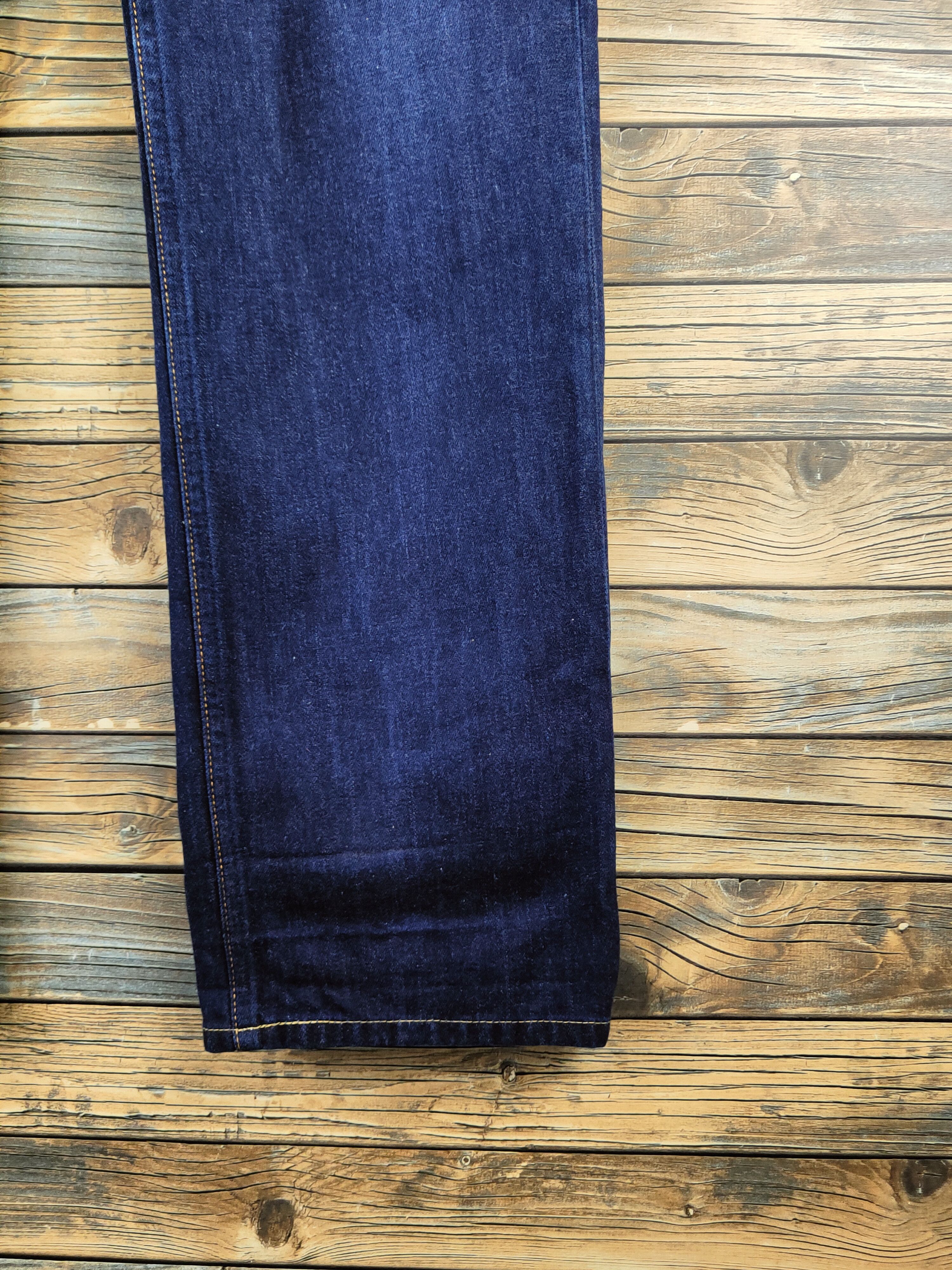 Levi's 502 Levi's Dark Blue selvage denim Jeans #S2888 Size US 34 / EU 50 - 6 Thumbnail