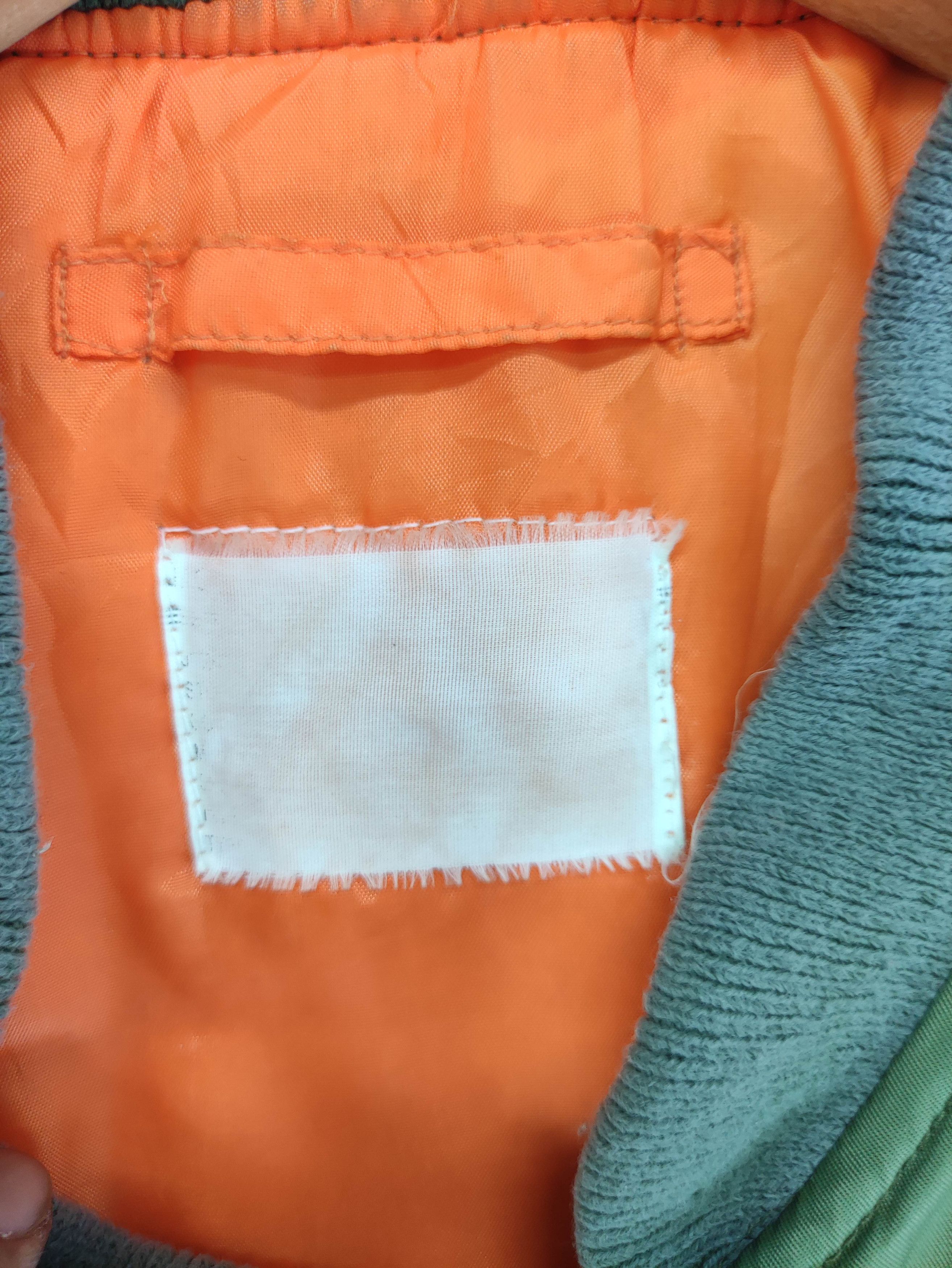 Japanese Brand Vintage Ma-1 Bomber Jaket Faded Zipper Size US XL / EU 56 / 4 - 8 Thumbnail