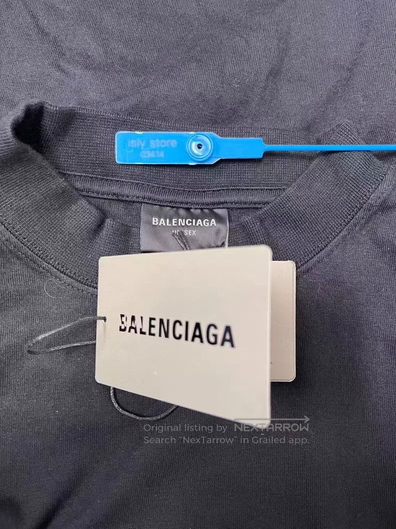 Balenciaga Balenciaga Letter Printed Short Sleeve T-Shirt Size US L / EU 52-54 / 3 - 5 Thumbnail