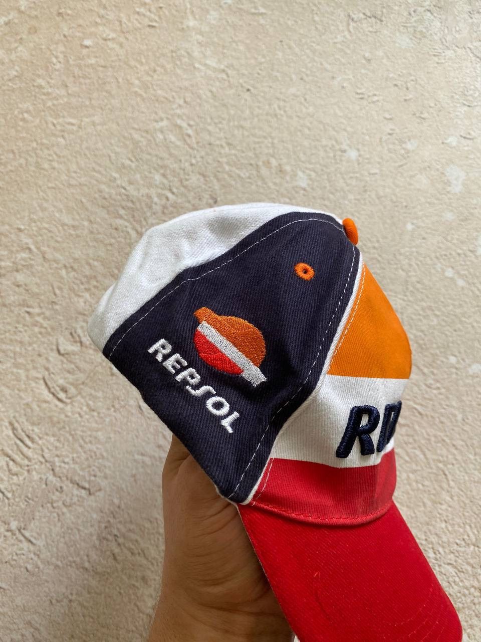 Vintage Repsol Nascar vintage racing distressed cap Size ONE SIZE - 2 Thumbnail