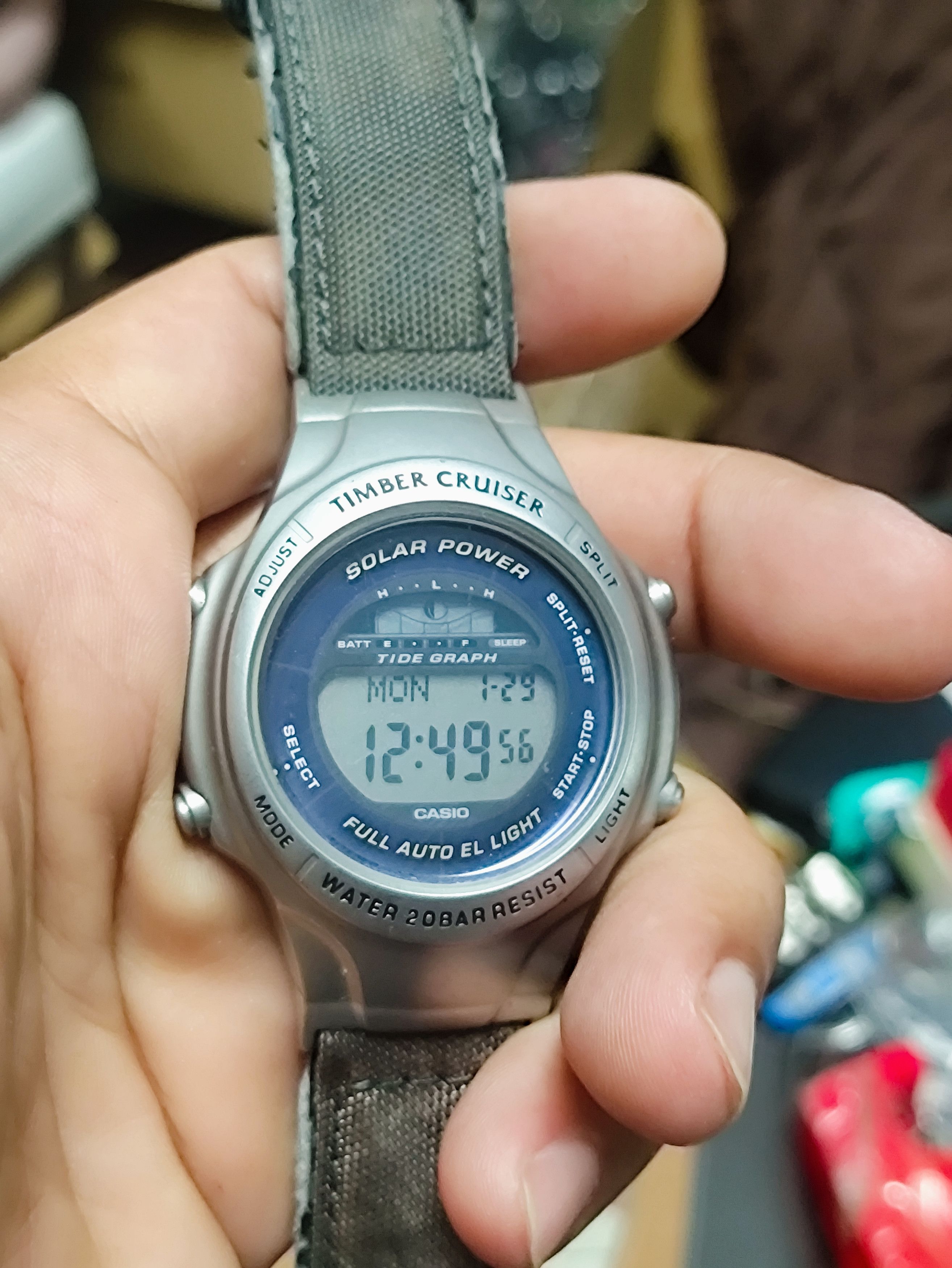 Casio × Japanese Brand × Vintage Vintage Casio Timber Cruiser Solar Power TIC-10 JAPAN -H Size ONE SIZE - 12 Thumbnail