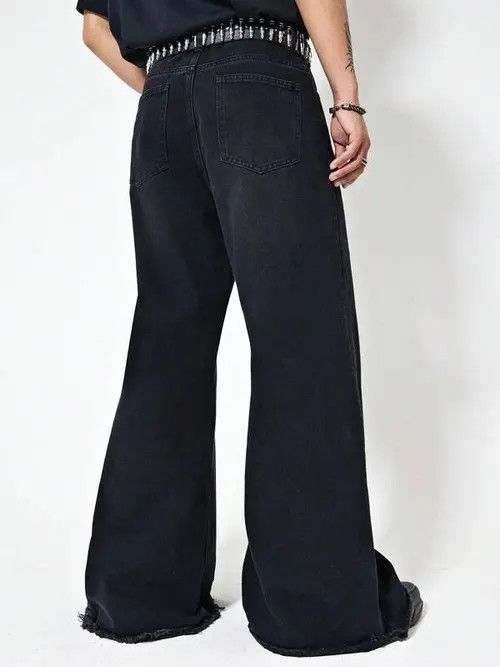 Jean Wide Leg Opium 90s Jeans Denim Size US 32 / EU 48 - 3 Thumbnail