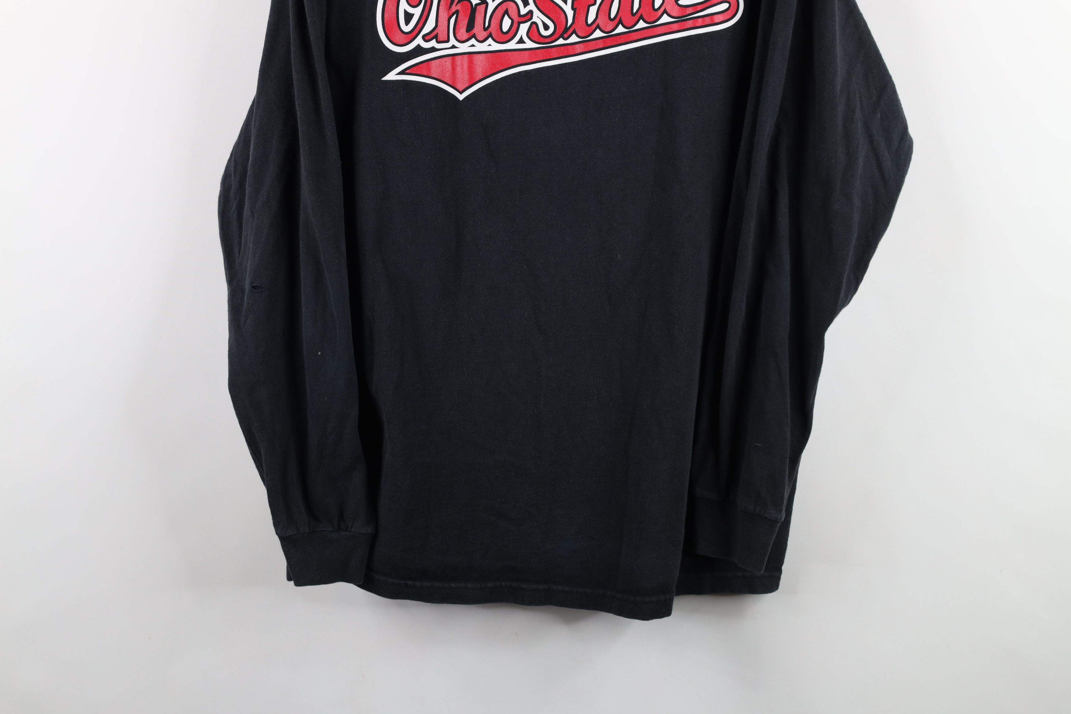 Vintage Vintage 90s Script Ohio State University Long Sleeve T-Shirt Size US L / EU 52-54 / 3 - 3 Thumbnail