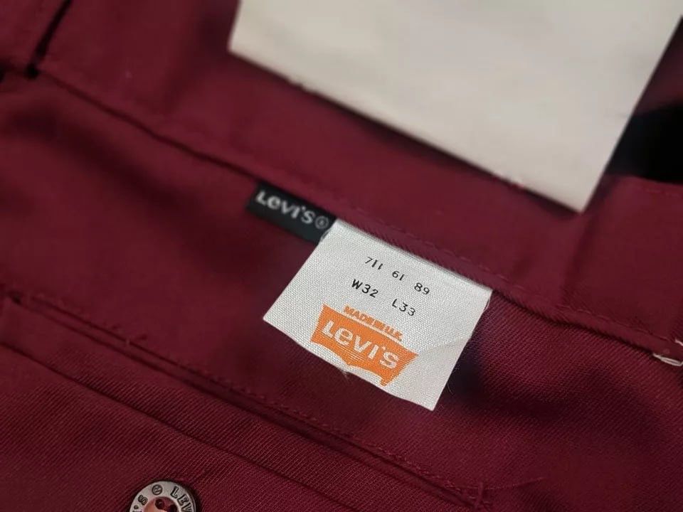 Levi's Vintage 80's Levis Sta Prest 711 Classic Trouser Pants Size US 32 / EU 48 - 8 Thumbnail