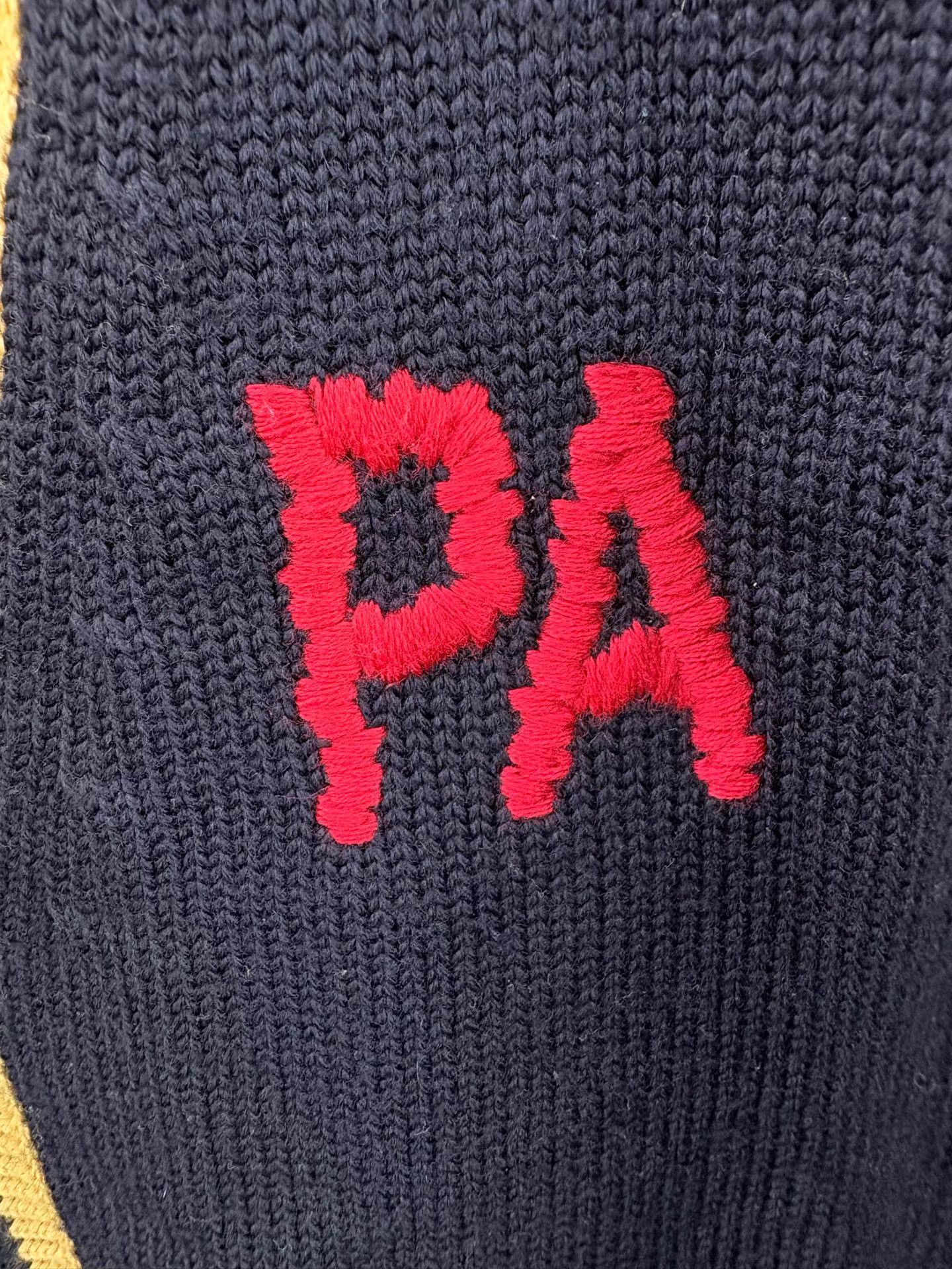Palm Angels PALM ANGELS Bear Embroidered Wool Knit Cardigan Size US L / EU 52-54 / 3 - 3 Thumbnail