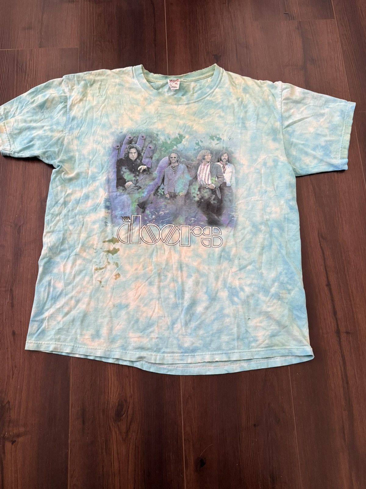 Vintage Doors strange days tie dye tee Size US XL / EU 56 / 4 - 1 Thumbnail