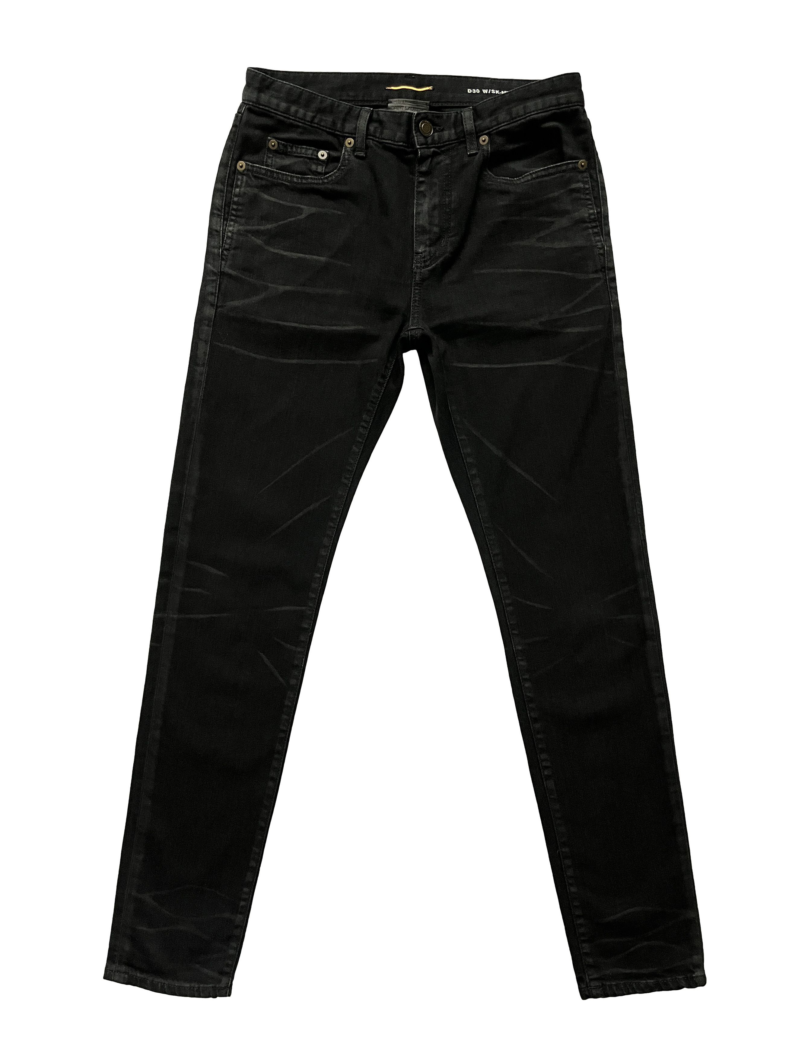 Saint Laurent Paris ⚡️QUICK SALE⚡️2019 Saint Laurent Black D30 Jeans Pants Size 26" / US 2 / IT 38 - 1 Thumbnail