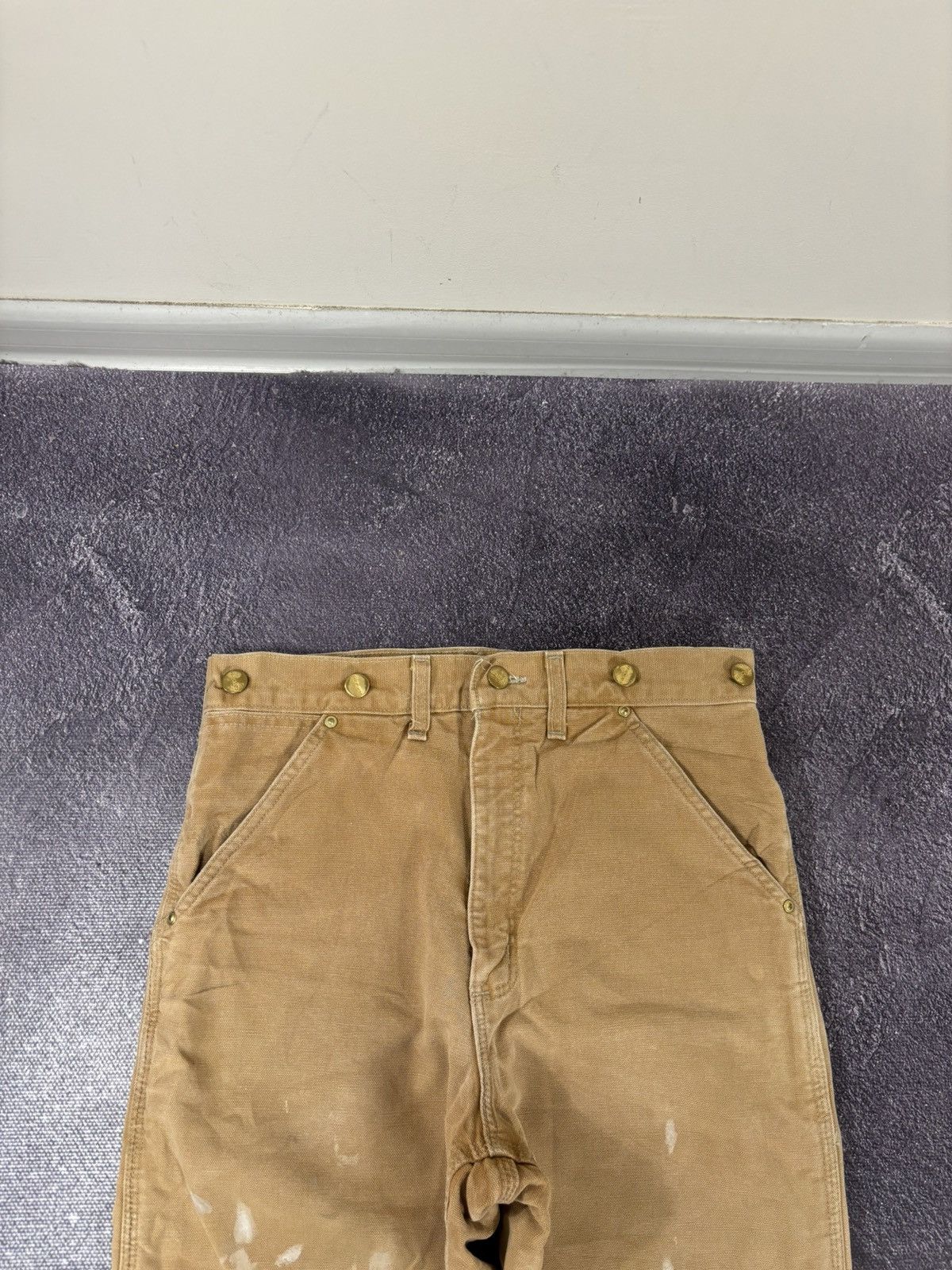 Carhartt Vintage 90s Carhartt USA Side Zip Rare Work Hype Baggy Pants Size US 30 / EU 46 - 14 Thumbnail