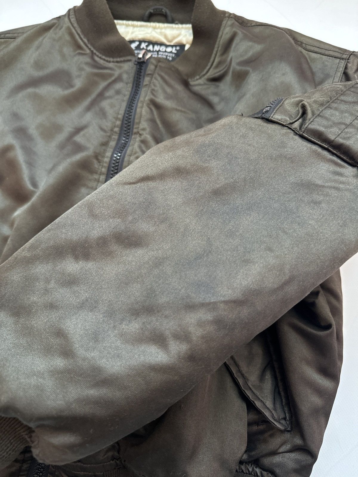 Kangol Vintage Kangol MA-1 Bomber Jacket Cropped Oversized Rare Size US M / EU 48-50 / 2 - 24 Thumbnail