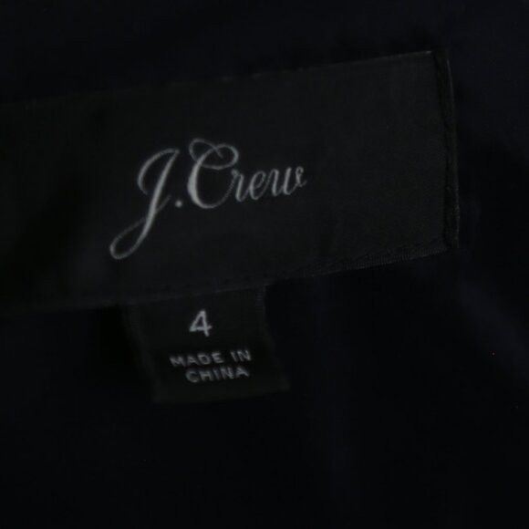 J.Crew J.Crew Botanic Jacquard Sheath Dress In Mayapple Navy Green Size S / US 4 / IT 40 - 6 Thumbnail