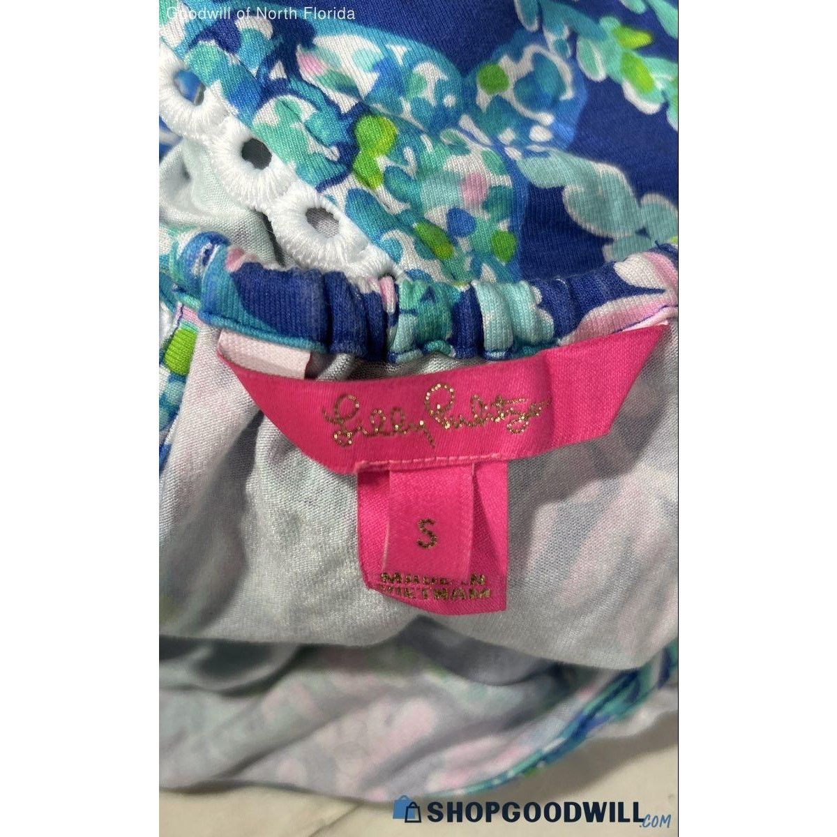 Lilly Pulitzer Lilly Pulitzer Gianni Skort Romper Corsica Blue Turtle Villa Size 28" / US 6 / IT 42 - 3 Thumbnail