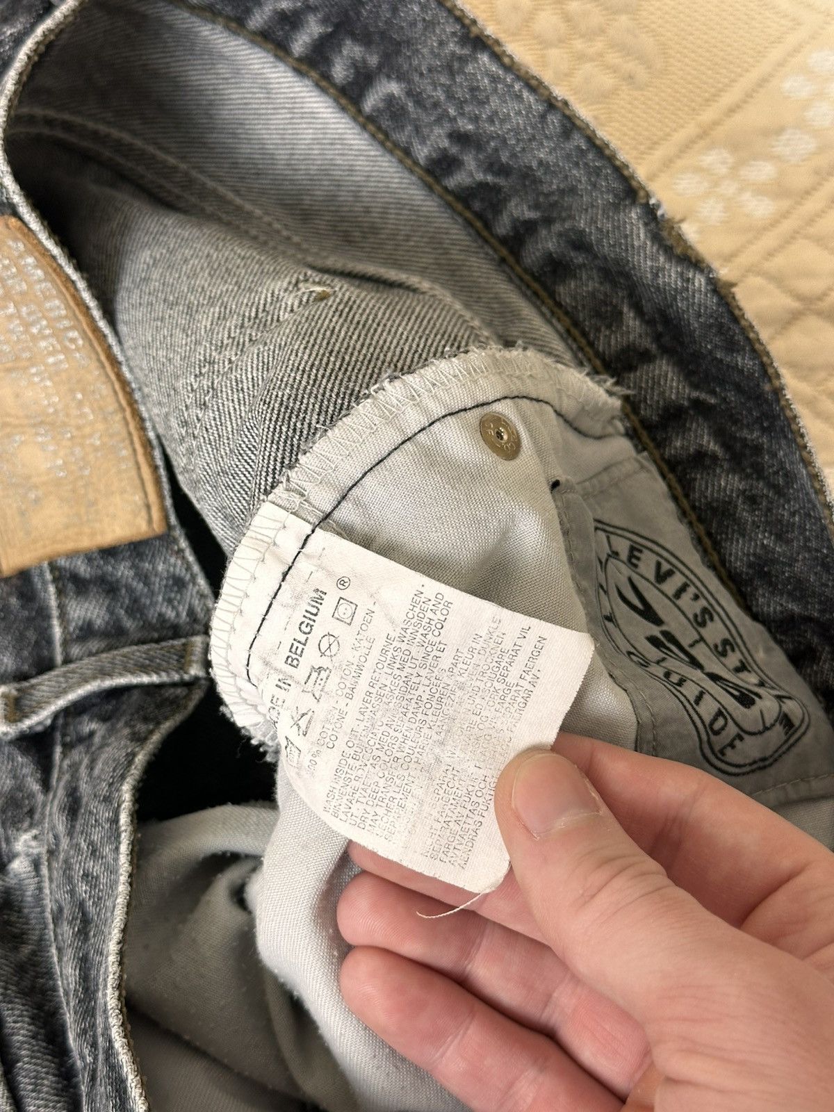 Levi's Vintage Clothing 🔥 90s Levis Vintage Denim Pants Jeans Trousers W34 L32 Size US 34 / EU 50 - 8 Thumbnail
