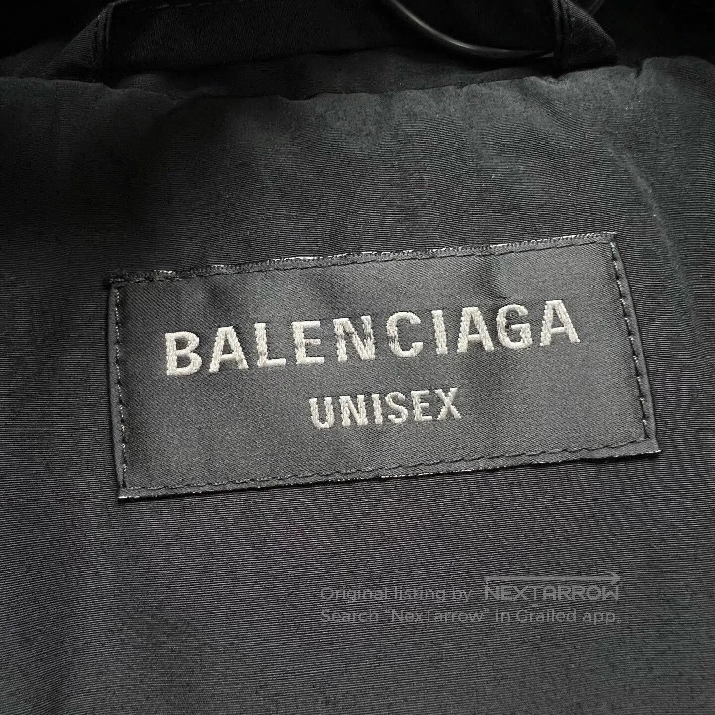 Balenciaga Balenciaga Black Coach Jacket with Logo. Size US M / EU 48-50 / 2 - 3 Thumbnail