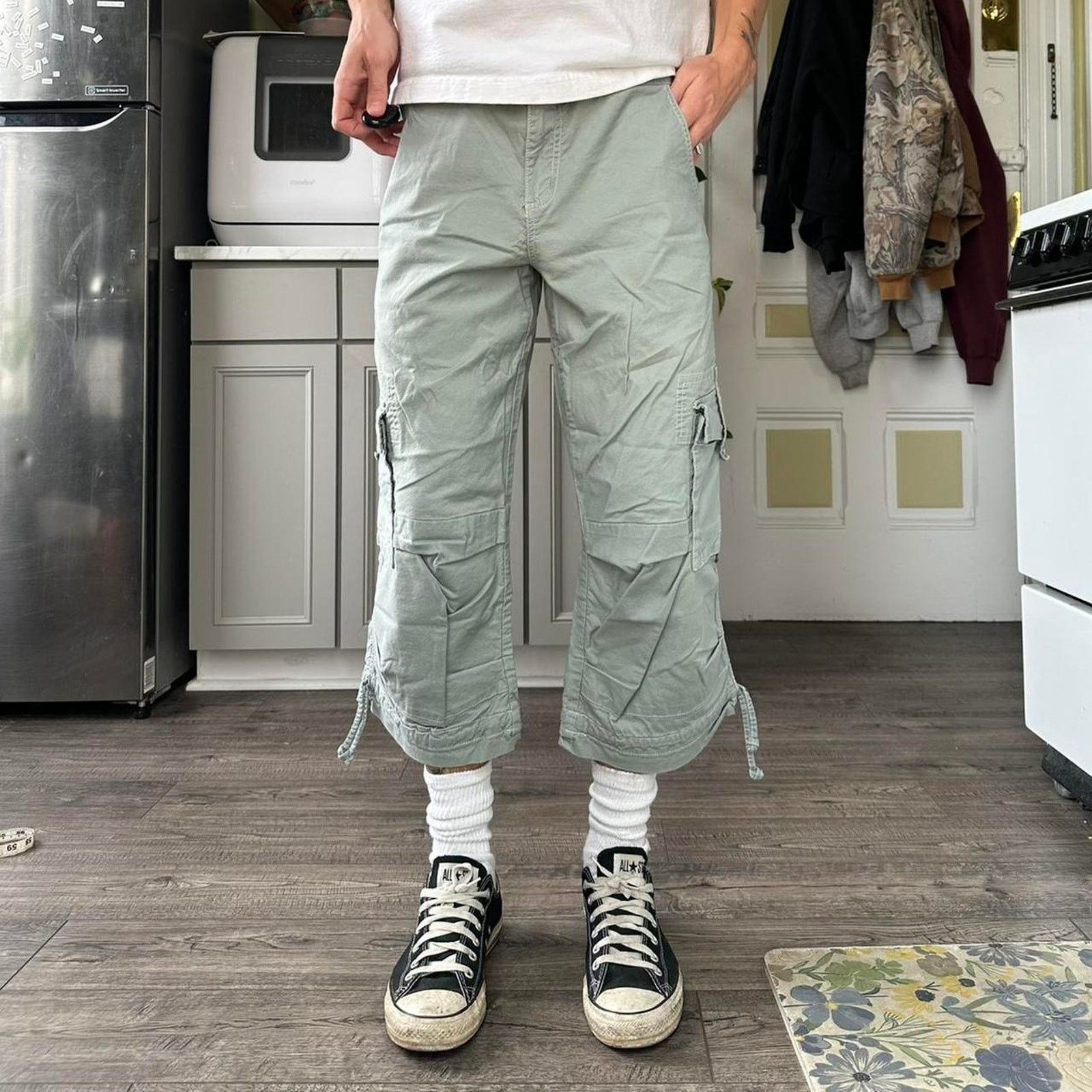 Prana Iconic Vintage Y2K Prana Utility Tactical Long Shorts Capris Size 28" / US 6 / IT 42 - 3 Thumbnail