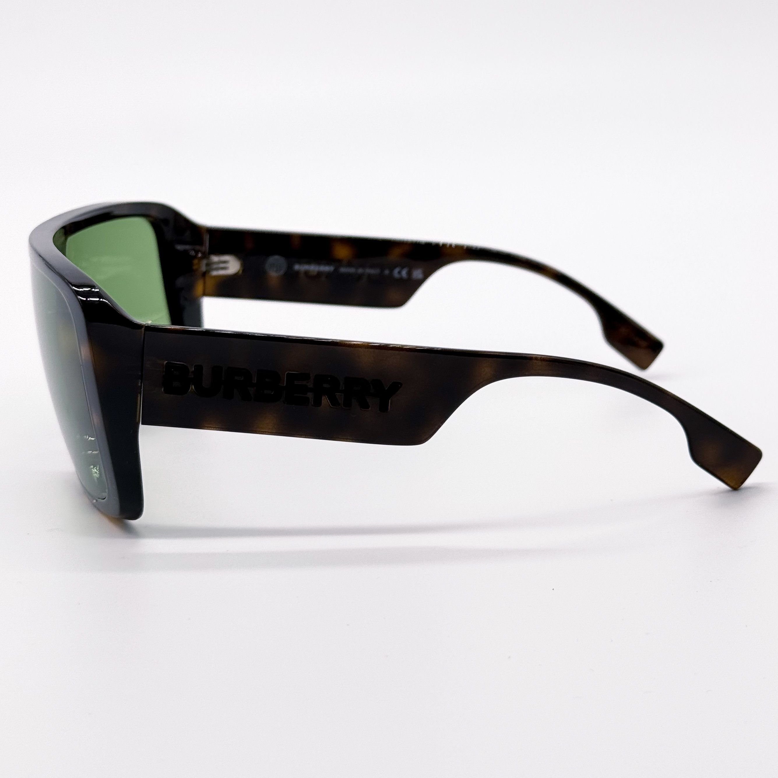 Burberry NEW BURBERRY BE4401U 3002/2 DARK HAVANA/GREEN MEN SUNGLASSES Size ONE SIZE - 6 Thumbnail