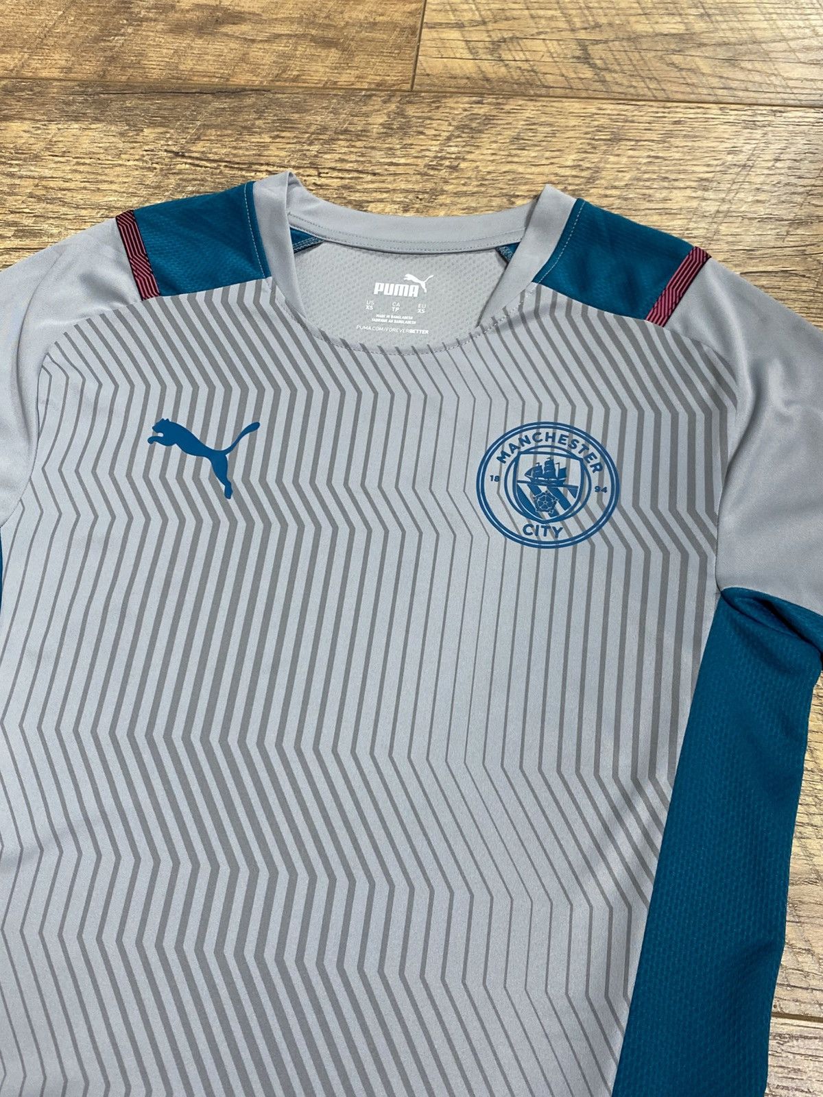 Puma Puma Manchester City Geometric Training Jersey - XS Size US XS / EU 42 / 0 - 2 Thumbnail