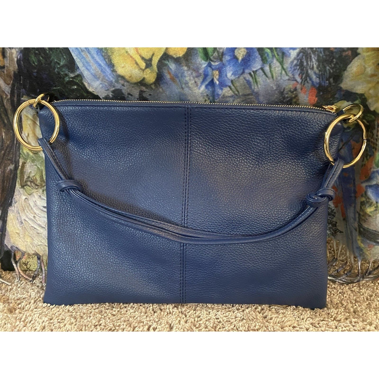 Other Italian made leather blue handbag,New, by Borse in Pelle Size ONE SIZE - 5 Thumbnail
