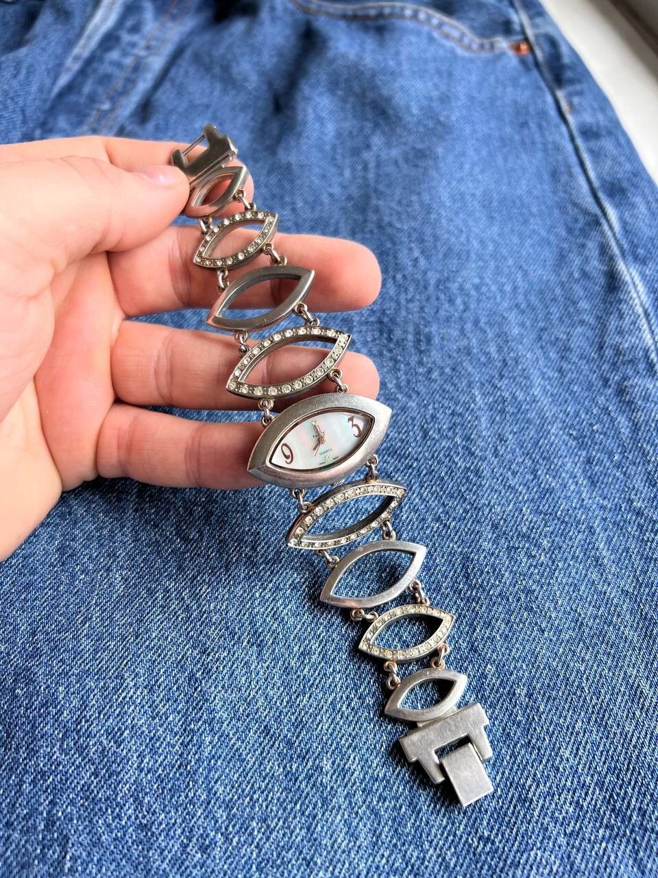 Japanese Brand × Vintage Vintage Japanese style futuristic Link ⛓ Metal Watch Size ONE SIZE - 2 Thumbnail