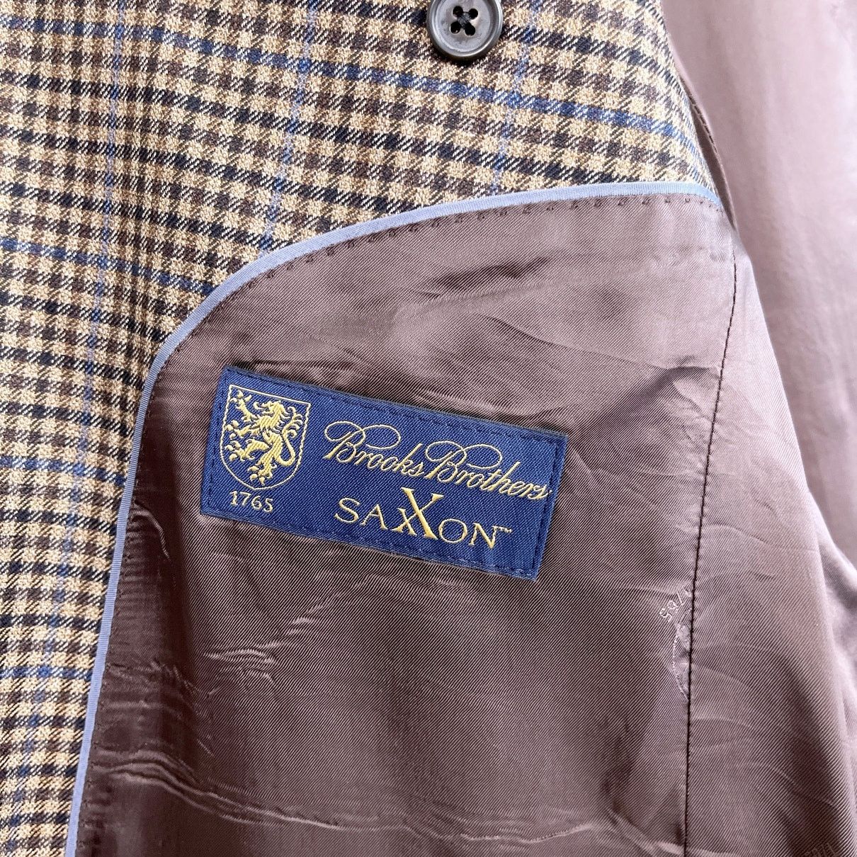 Brooks Brothers Brooks Brothers 1818 SaxXon Madison Sport Coat Mens 41R Size 40R - 8 Thumbnail
