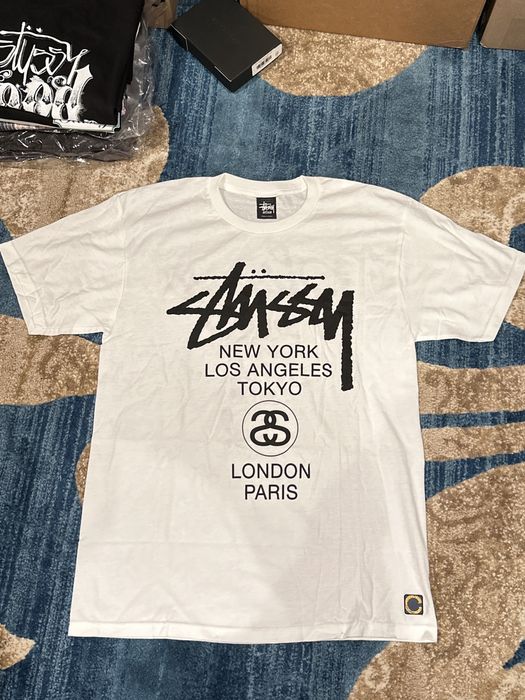 Vintage Stussy Clot Hong Kong world tour tee | Grailed