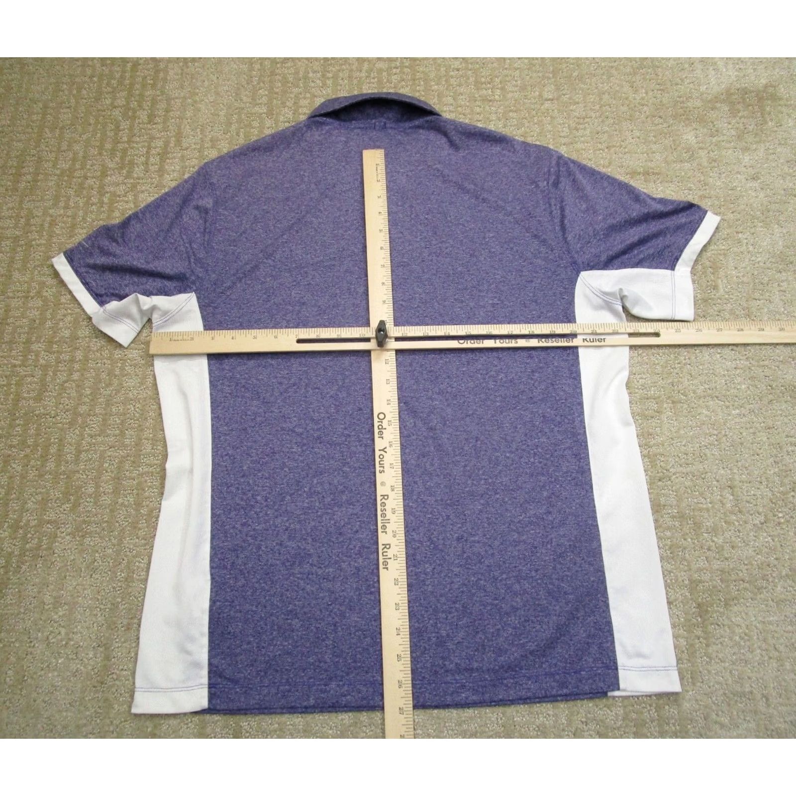 Nike Nike Tour Performance Polo Shirt Men L Purple White Golf Dri Fit Activewear Size US L / EU 52-54 / 3 - 5 Thumbnail