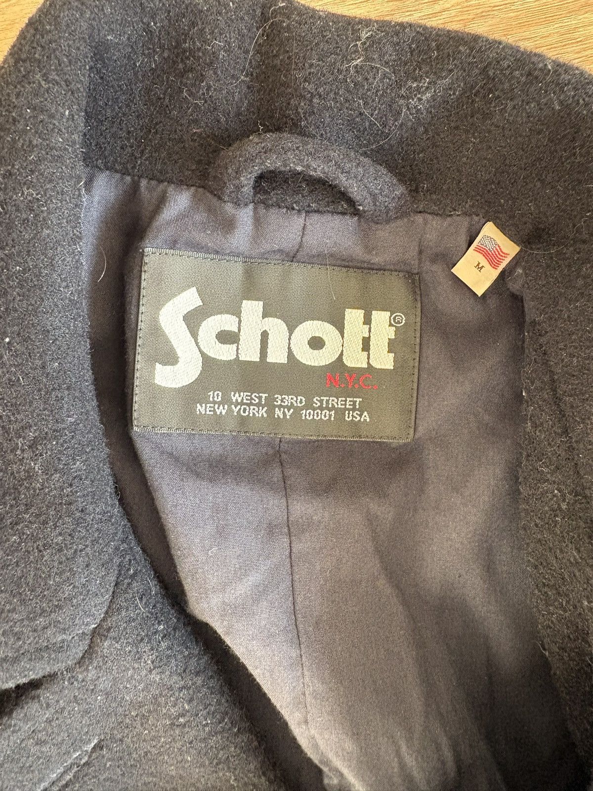 Schott Schott NYC Peacoat (Model SEACOAT) Size US M / EU 48-50 / 2 - 4 Thumbnail