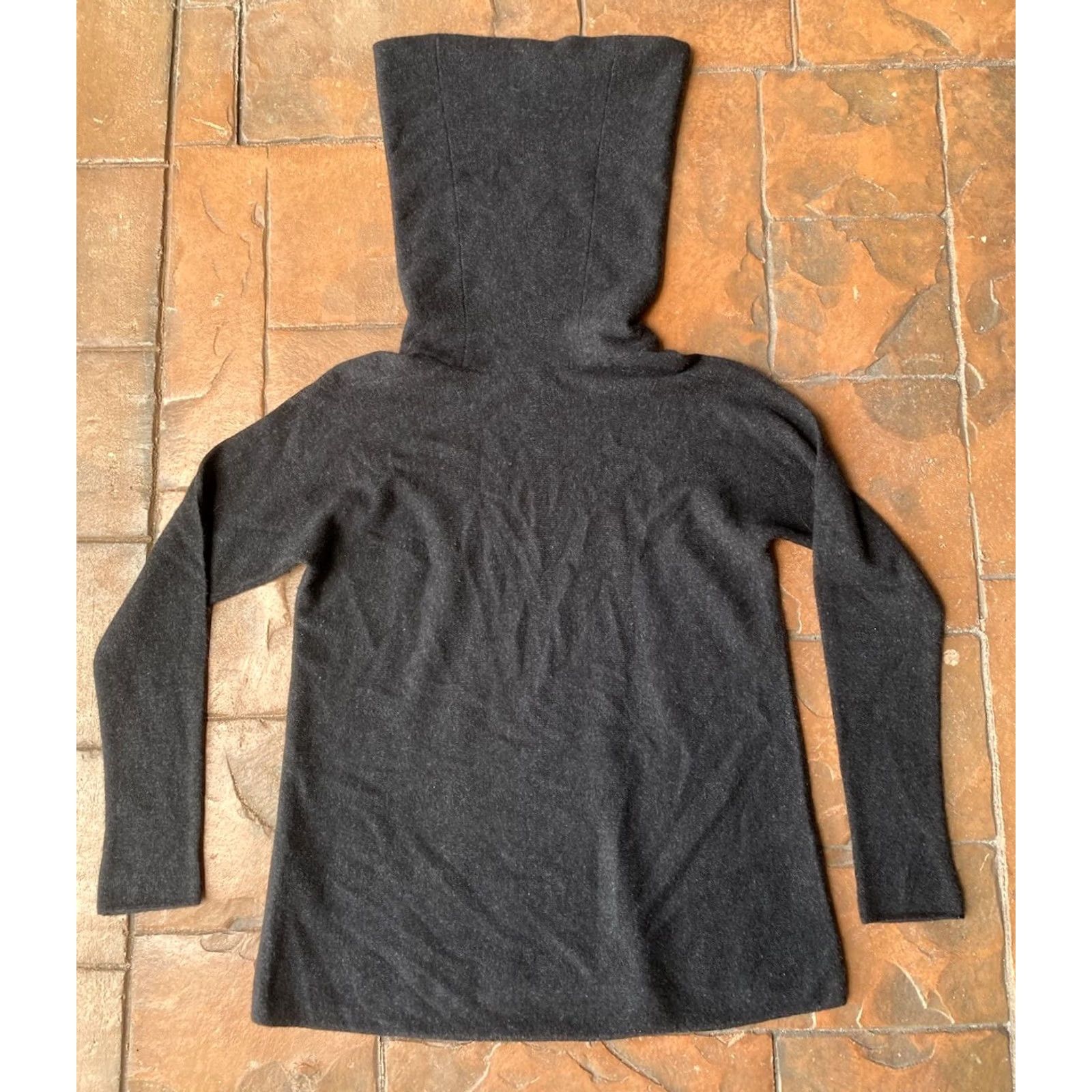 Vince Vince Sweater Shirt Womens Small Black Turtleneck Wool Cashmere Blend Knit Pullover Oversized Classic Designer Regular Size S / US 4 / IT 40 - 3 Thumbnail