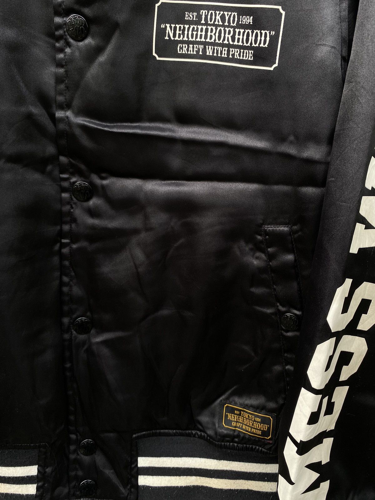 Japanese Brand Bomber baseball Neighborhood B.B/E-JKT Size US M / EU 48-50 / 2 - 5 Thumbnail