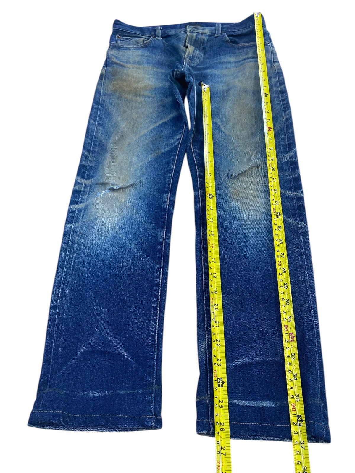 Uniqlo Uniqlo Whiskers Faded Wash Style Loose Jeans Size US 30 / EU 46 - 7 Thumbnail