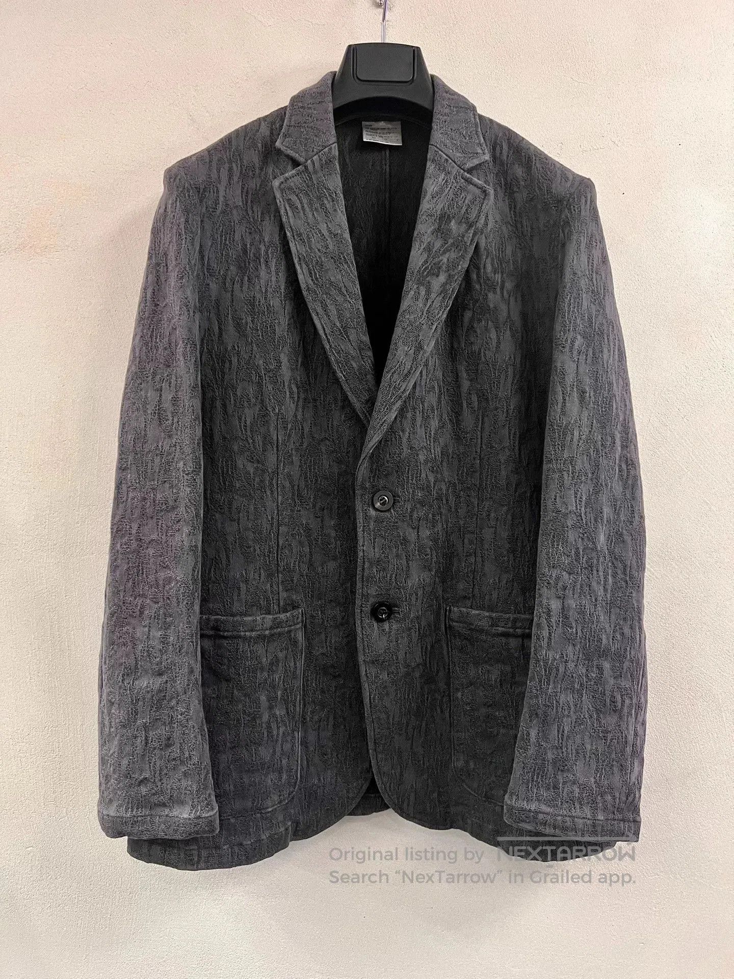 Julius Gray Vintage Fabric Suit Jacket. Size US M / EU 48-50 / 2 - 1 Thumbnail